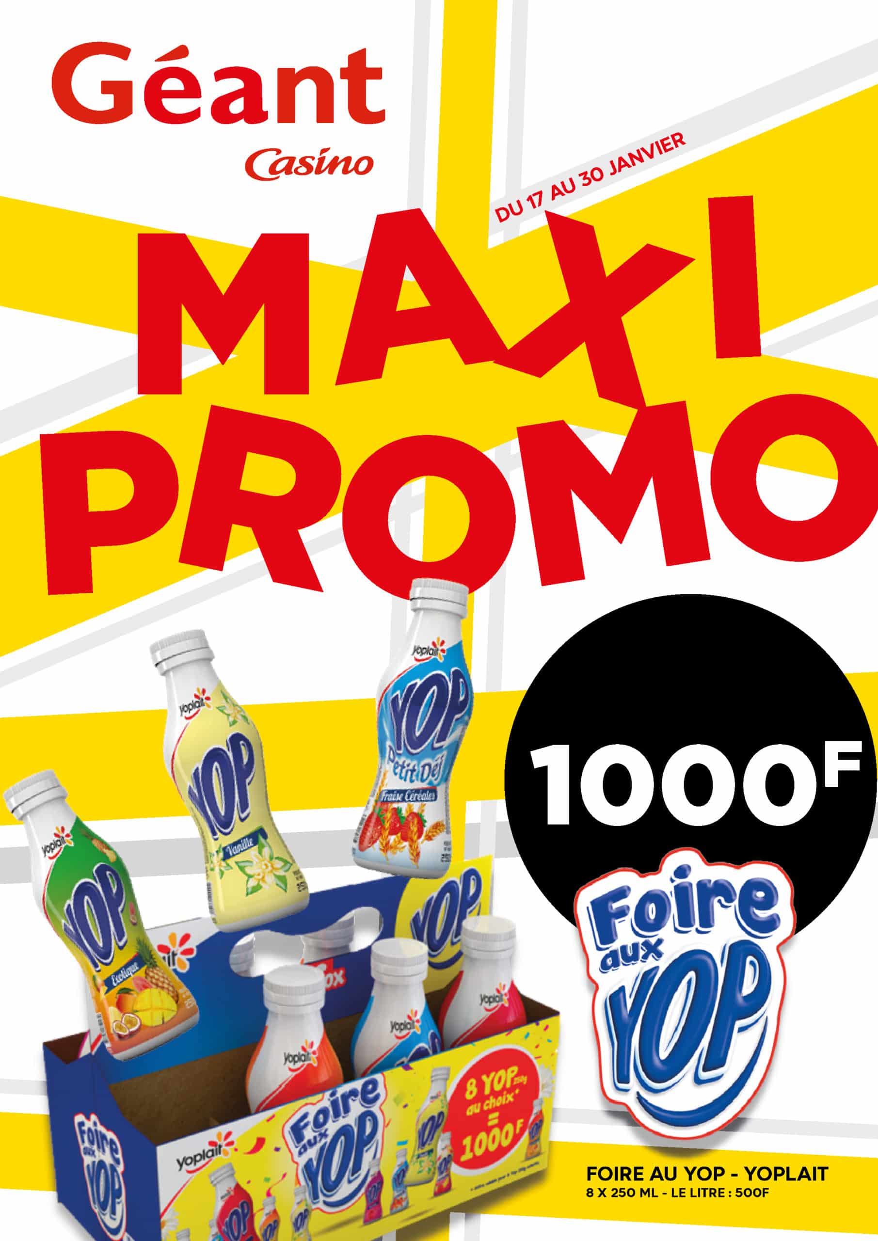 Maxi Promo chez Géant Casino du 17 au 30 janvier 2022