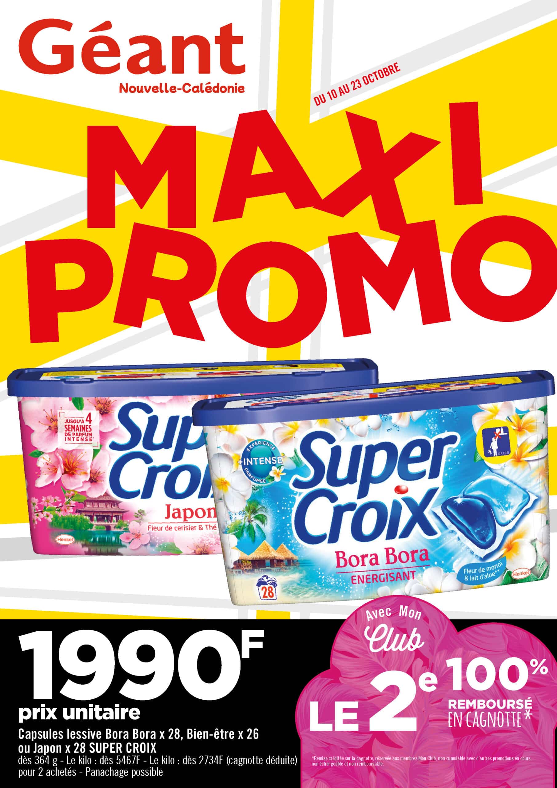 Les Maxi Promo chez Géant du 10 au 23 octobre 2022