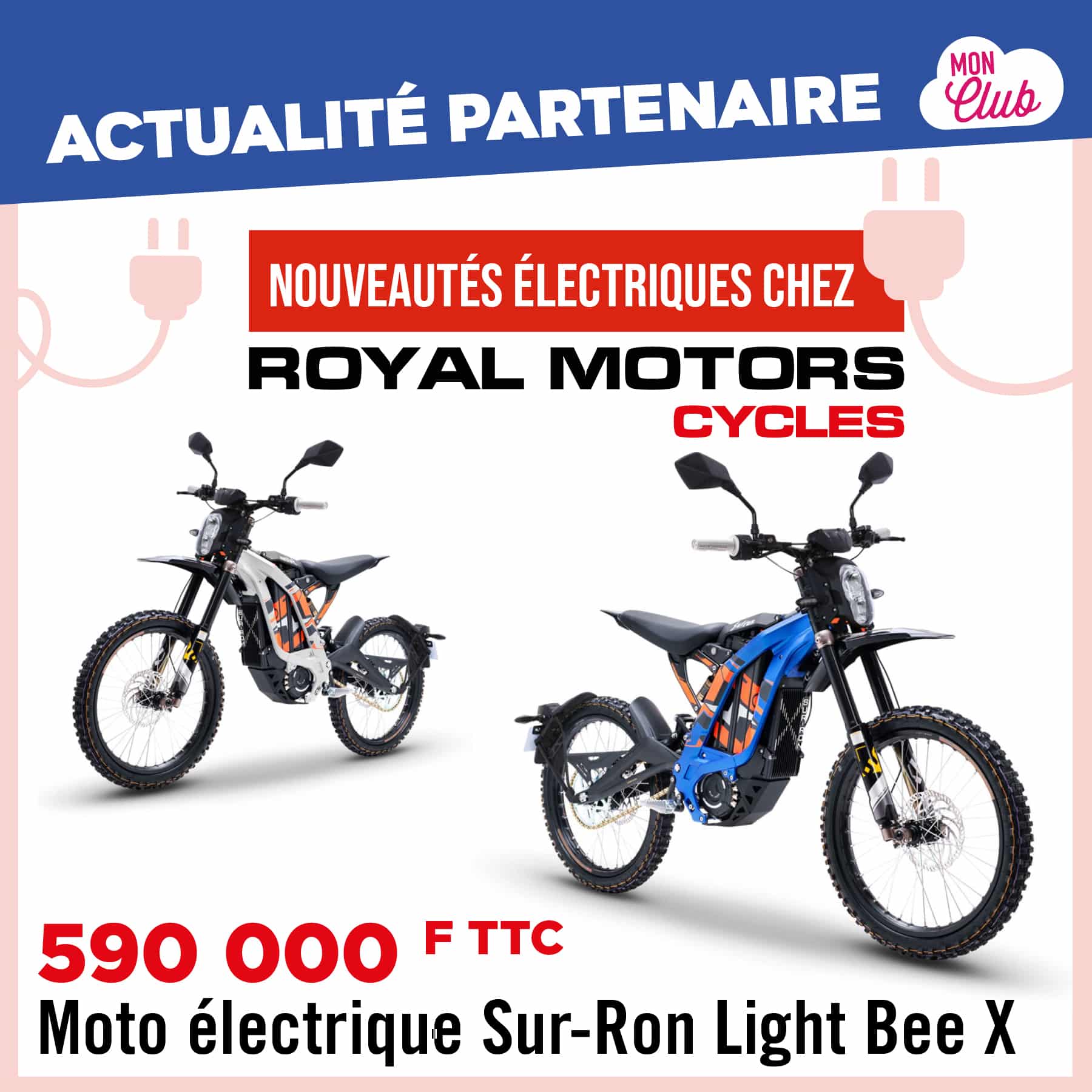 Découvrez les 🔌 Nouveautés Électriques chez Royal Motors Cycles !