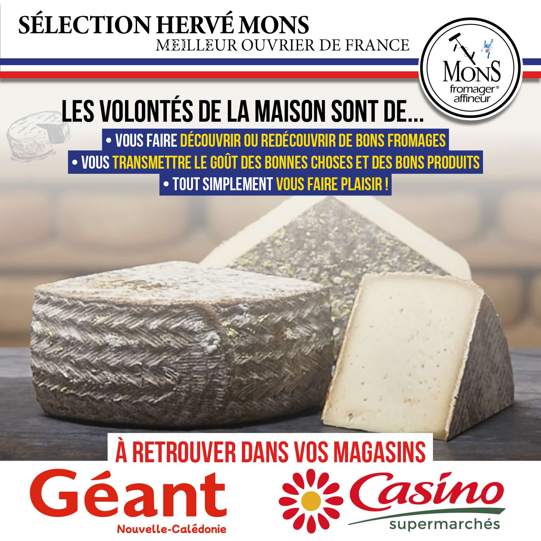⭐️ (Re)Découvrez les produits laitiers du maître fromager & affineur HERVÉ MONS